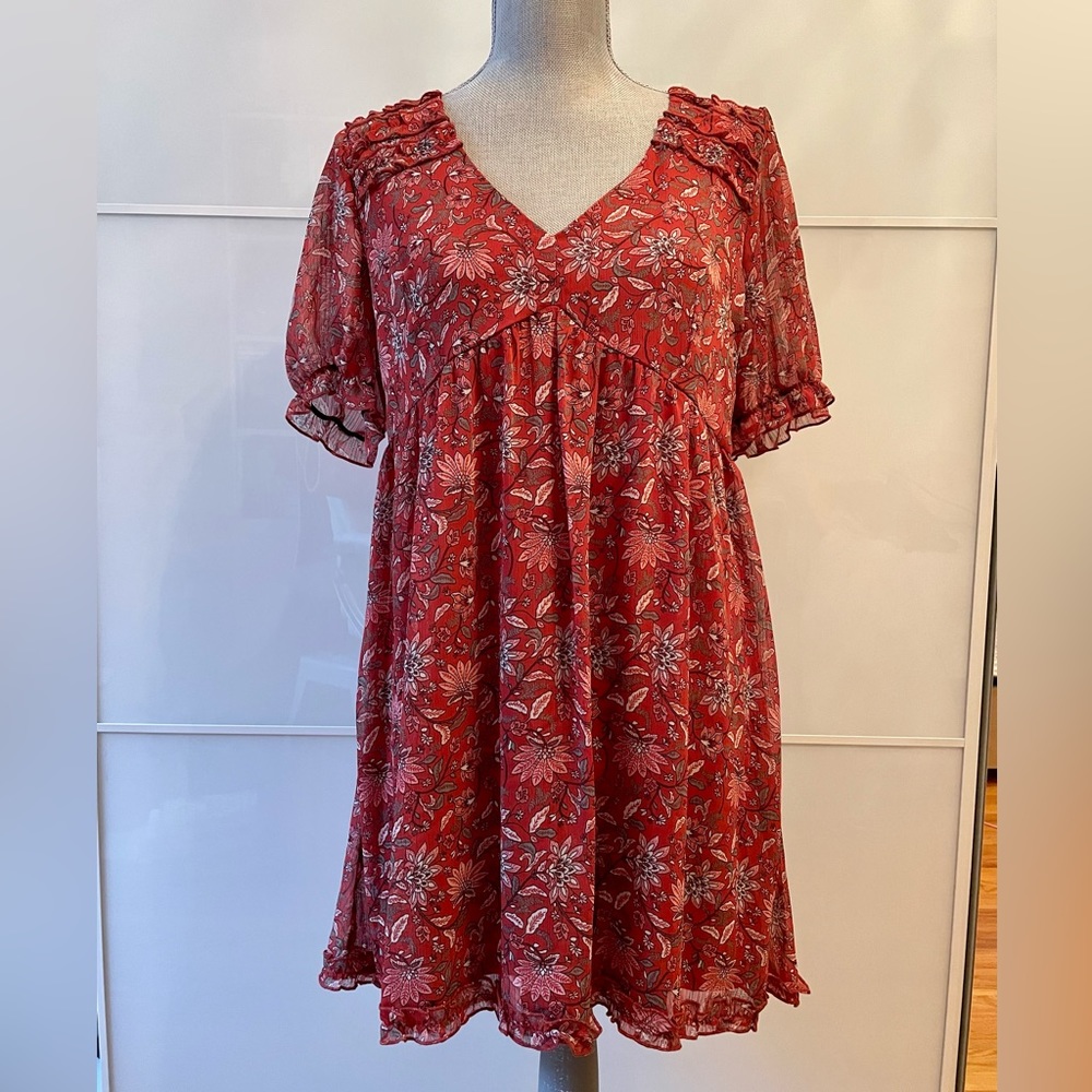 NWOT Blue Rain Fall Mini Dress - purchased from Francesca’s. Never worn.